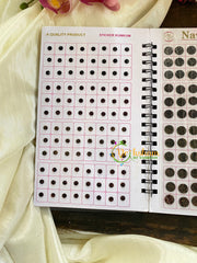 Sheen Plain Sticker Bindi Book-Navya Long-BB091
