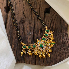 Precious Jadau Kundan Mangalsutra -Ghungroo-J1325