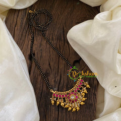 Precious Jadau Kundan Mangalsutra -Ghungroo-J1330
