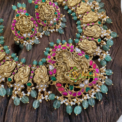 Precious Jadau Kundan Krishna Short Neckpiece -J1281