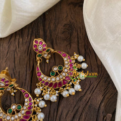 Precious Jadau Kundan Chandbali Danglers -J1316