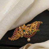 Gold Look Alike AD Stone Hair Clip -H228