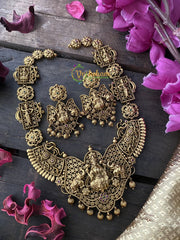Exquisite Intricately Designed Lakshmi Temple Neckpiece -G2173