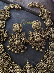 Exquisite Intricately Designed Lakshmi Temple Neckpiece -G2173