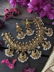 Premium Fancy Gold Look Alike Choker -G2226