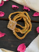 Traditional AD Stone Mogappu Chain-White-3 Dice-G5913