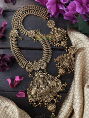 Premium Antique Lakshmi Pendant Temple Haram -G2177