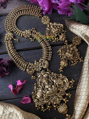 Premium Antique Lakshmi Pendant Temple Haram -G2177