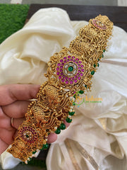 Exquisite Kemp Hip Belt -Green Bead-G5822