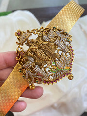 Krishna Radha Pendant Temple Hipbelt -G5833