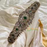 Premium Victorian Diamond Hipbelt Green stone White beds -VV400