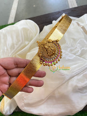 Centre Lakshmi Piece Plain Temple Hipbelt -G5832