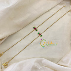 Premium Stone Pendant Anklets -Pole -G8415