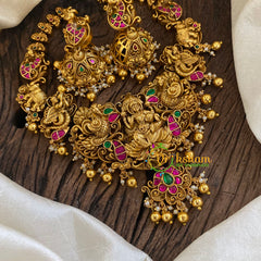 Precious Jadau Kundan Short Neckpiece - Lakshmi Jadau Kundan -J1375