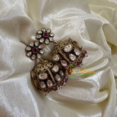 Victorian Diamond Jhumkas-VV1168