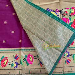 Purple Paithani Soft Silk Saree -VS3007