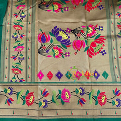 Violet Blue Paithani Soft Silk Saree -VS3006