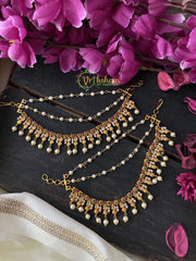 CZ Stone 3 Layered Pearl maatil -G2291