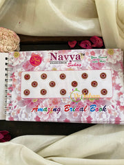 Cocktail Stone Red Sticker Bindi Book-Navya Short-BB027