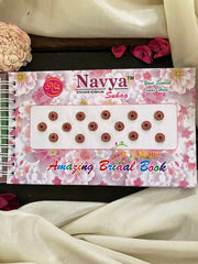 Cocktail Stone Red Sticker Bindi Book-Navya Short-BB027