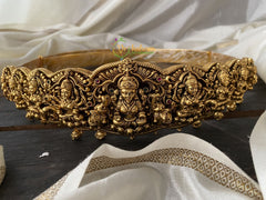 Gold Look Alike Lakshmi Hipbelt -Antique Temple Hipbelt -G2278