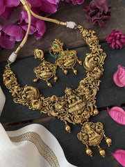 Exquisite Lakshmi Temple Choker -Intricately Designed -G1612