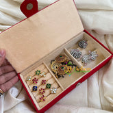 Kalamkari Jewelry Organizer Box - Set 6 -RG106