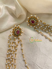 Round Jada Bun Billai with Maatil -Bridal Bun Jada Billai -G8357