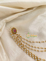 Round Jada Bun Billai with Maatil -Bridal Bun Jada Billai -G8365