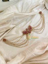 Peacock Jada Bun Billai with Maatil -Bridal Bun Jada Billai -G8364