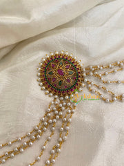 Round Jada Bun Billai with Maatil -Bridal Bun Jada Billai -G8362