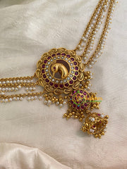 Premium Jada Bun Billai with Maatil -Bridal Bun Jada Billai -Red-G8361