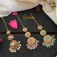 AD Stone fancy Maang Tikka-G3051