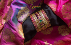 Corner White - Red AD Bangles-G241