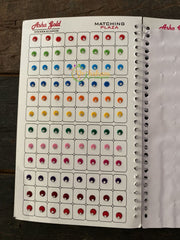 Single Stone Sticker Bindi Book- Color bindis -G2310