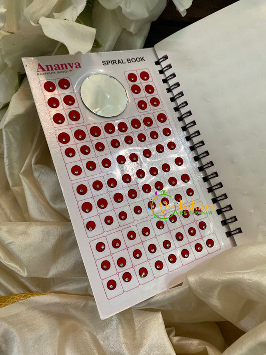 Shaded Single Stone Sticker Bindi Book- Ananya Long -BB109