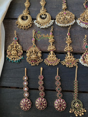 Premium Gold Single Strand Bridal Tikka -G2298