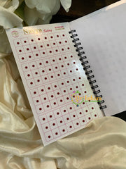 Small Round Plain Sticker Bindi Book-Navya Long-BB106