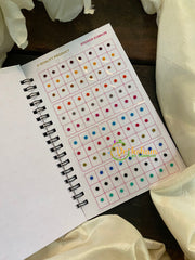 Small Round Plain Sticker Bindi Book-Navya Long-BB106