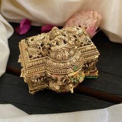 Antique Lakshmi Kumkum Box- Rectangular -G3097