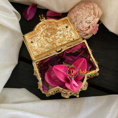 Antique Lakshmi Kumkum Box- Rectangular -G3097