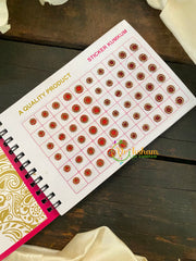 Cocktail Stone Sticker Bindi Book-Navya Short-BB101