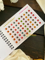 Cocktail Stone Sticker Bindi Book-Navya Short-BB101