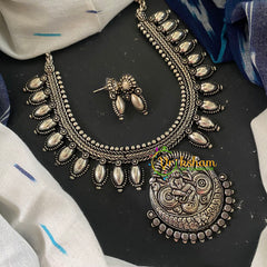 Kolhapuri Temple Neckpiece- Narthana Krishna -S551
