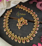 Premium AD Stone Short Neckpiece -G2393