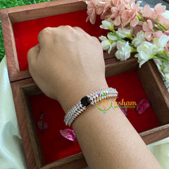 American Diamond Bracelet-Blue-G5285