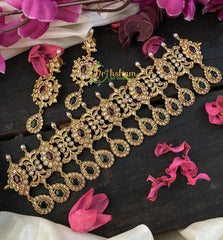 Premium AD Stone High Neck Choker -G2343