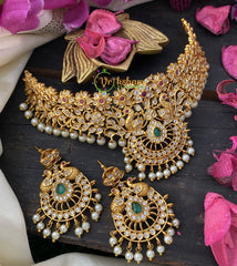 Premium AD Stone High Neck Choker -G2457