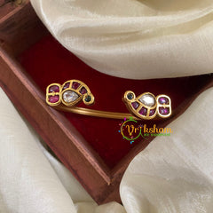 Gold Look Alike Kada Bracelet -Paisley -G067