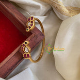 Gold Look Alike Kada Bracelet -Paisley -G067